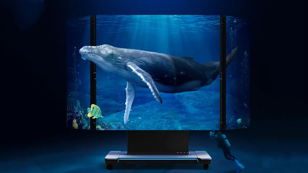  一图读懂888电子135"升降折叠一体机